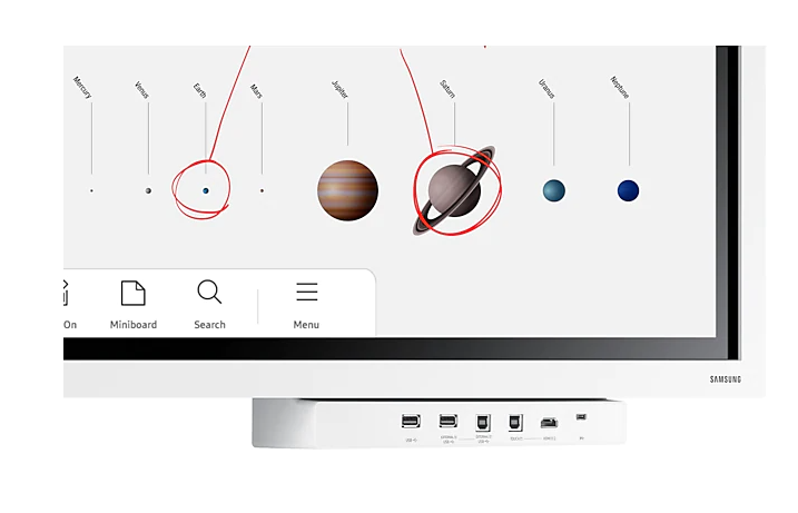 Samsung Flip Pro 55" WM55B with Connectivity Tray Digital Flipchart for Business (LH55WMBWBGCXXS) (CY-TF65BBCXXS) (3 Years 9x5 onsite NBD Manufacture Local Warranty In Singapore)