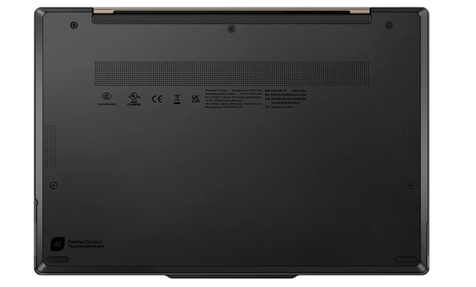 Lenovo Thinkpad Z13: Bronze with Black Vegan Leather AMD RYZEN 7 PRO 6850U / 16GB / 512GBSSD 21D2002MSG (3 Years Manufacture Local Warranty In Singapore)-EOL