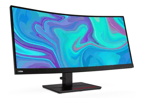 Lenovo T34w-20 34" Curved 21:9 Type-C Monitor 61F3GAR1WW (3 Years Manufacture Local Warranty In Singapore) -EOL