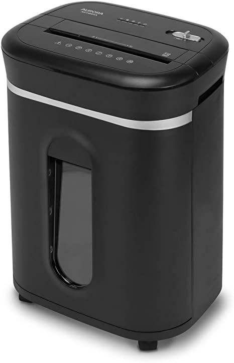 Aurora Office P4 Paper Shredder AS1460CD Cross Cut 14 Sheets CD DVD Credit Card Quiet operation (1 Year Warranty) - Win-Pro Consultancy Pte Ltd