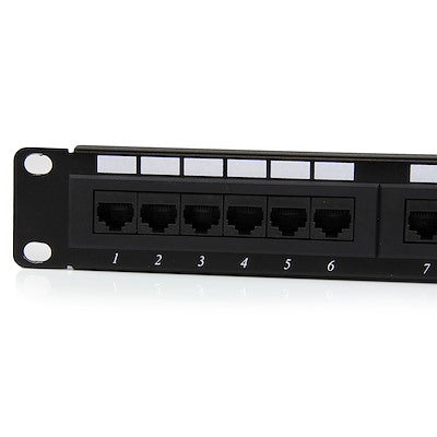 Startech.Com 24 Port 1U Rackmount Cat 6 110 Patch Panel - 24 port Network Patch Panel - RJ45 Ethernet 110 type Rack Mount Patch Panel 1U  C6PANEL24 (2 Years Manufacture Local Warranty In Singapore)