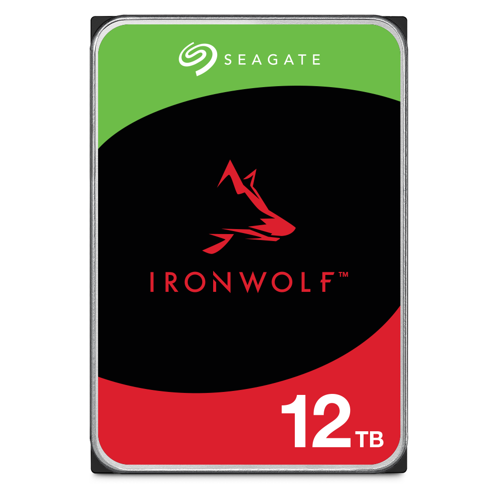 Seagate IRONWOLF 12TB NAS 3.5IN 6GB/S SATA 256MB  ST12000VN0008 (3 Years Manufacture Local Warranty In Singapore)