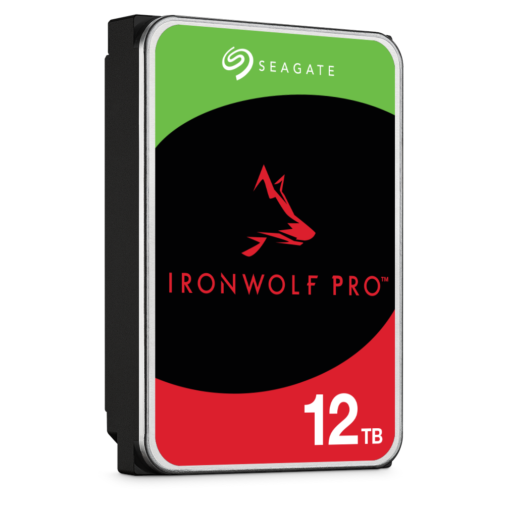 Seagate 12TB IRONWOLF PRO NAS HDD 3.5IN INTERNAL SATA 6GB/S 7200RPM 256MB CACHE ST12000NE0008 (5 Years Manufacture Local Warranty In Singapore)- EOL