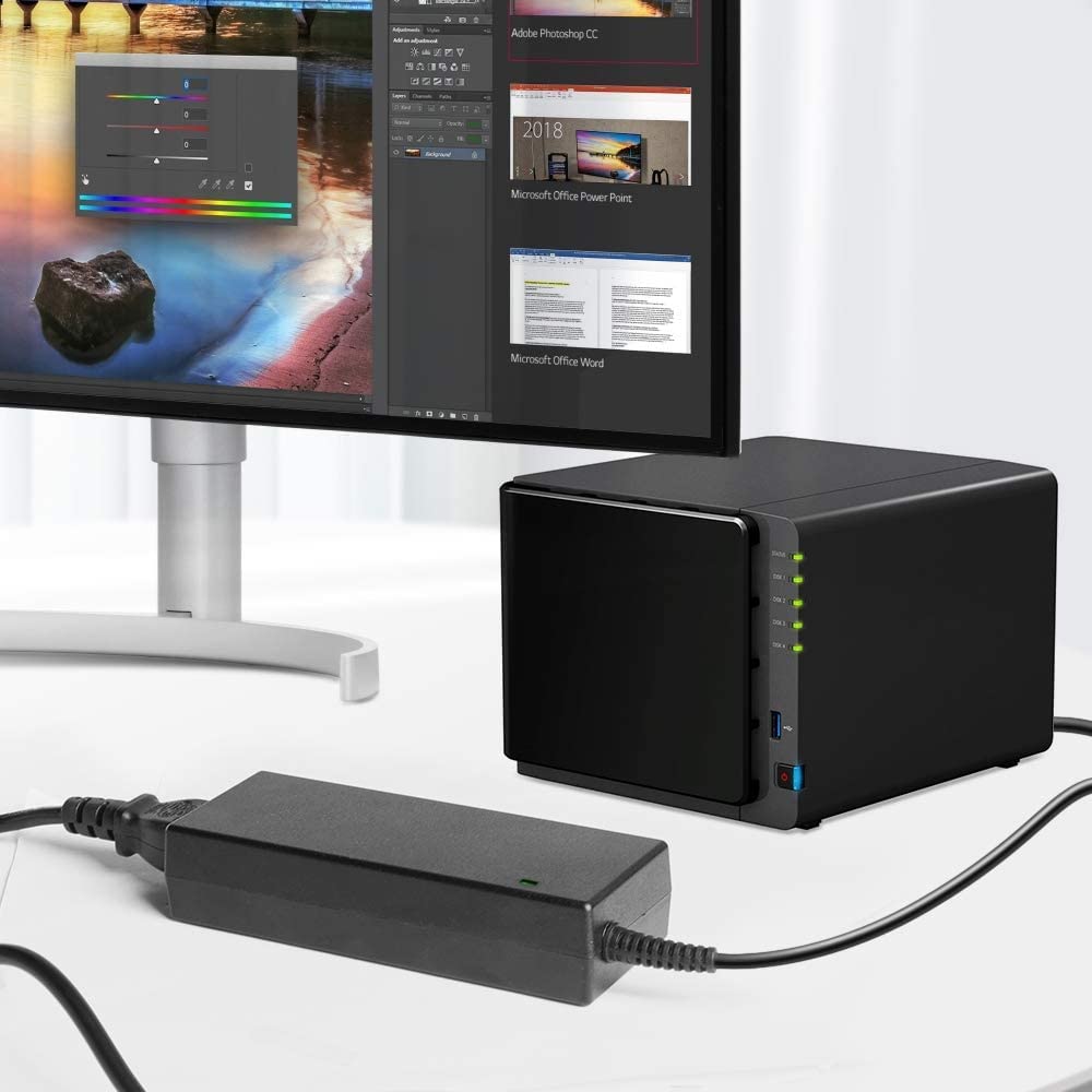 KFD 12V 100W Power Adapter for Synology DiskStation 4-Bay NAS DS412 DS413 DS414 DS415 DS710 DS712 DS416 DS416J DS416Play DS416Slim DS418 DS418J - Win-Pro Consultancy Pte Ltd