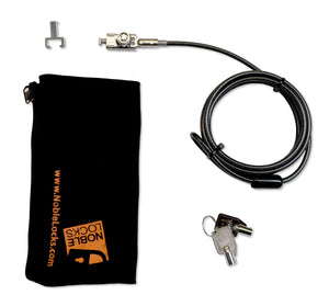 Noble Locks Compact T-Bar Lock with Barrel Key (Acer Asus) NG04T (2 Years Manufacture Local Warranty In Singapore)