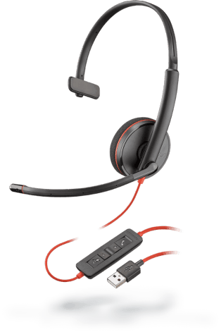 Poly (Plantronics) Blackwire C3210 C3215 C3220 C3225 USB Headset (2 Years Local Warranty Singapore) - Buy Singapore