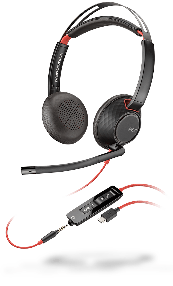 Poly (Plantronics) Blackwire C5210 C5220 USB-C Headset (2 Years Local Warranty Singapore) - Buy Singapore