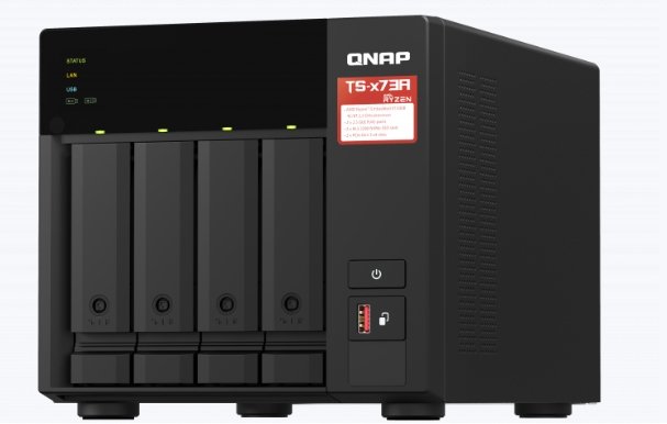 QNAP 4-Bay NAS AMD Ryzen quad-core 2.2 GHz 2.5GbE NAS supports M.2 NVMe SSD (TS-473A-8G) (3 years Local Warranty in Singapore) - Win-Pro Consultancy Pte Ltd