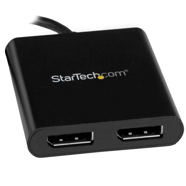 StarTech 2-Port Multi Monitor Adapter - USB-C to 2x DisplayPort 1.2 Video Splitter - USB Type-C to DP MST Hub - Dual 4K 30Hz or 1080p 60Hz - Thunderbolt 3 Compatible - Windows Only MSTCDP122DP (3 years Local Warranty in Singapore) - Buy Singapore