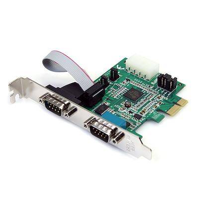 StarTech 2 Port Native PCI Express RS232 Serial Adapter Card with 16950 UART PEX2S952 - Buy Singapore