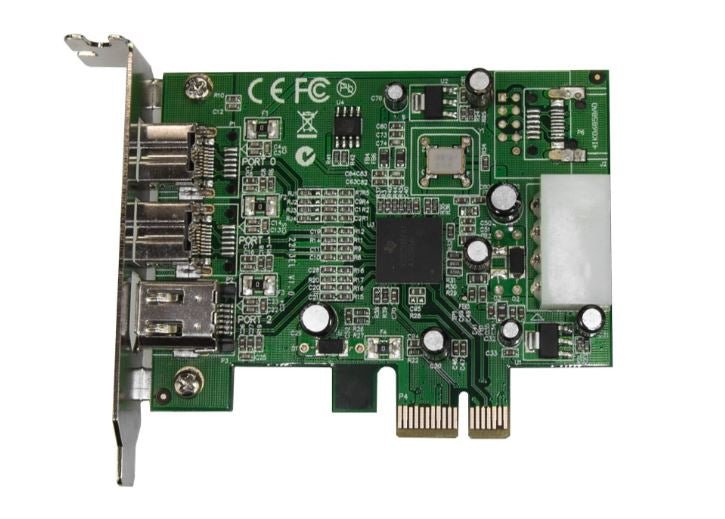 StarTech 3 PORT 2B 1A LOW PROFILE 1394(PEX1394B3LP) - Win-Pro Consultancy Pte Ltd