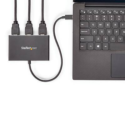 Startech 3 Port USB-C to HDMI Splitter MST Hub MSTCDP123HD (3 years Local Warranty in Singapore) - Buy Singapore