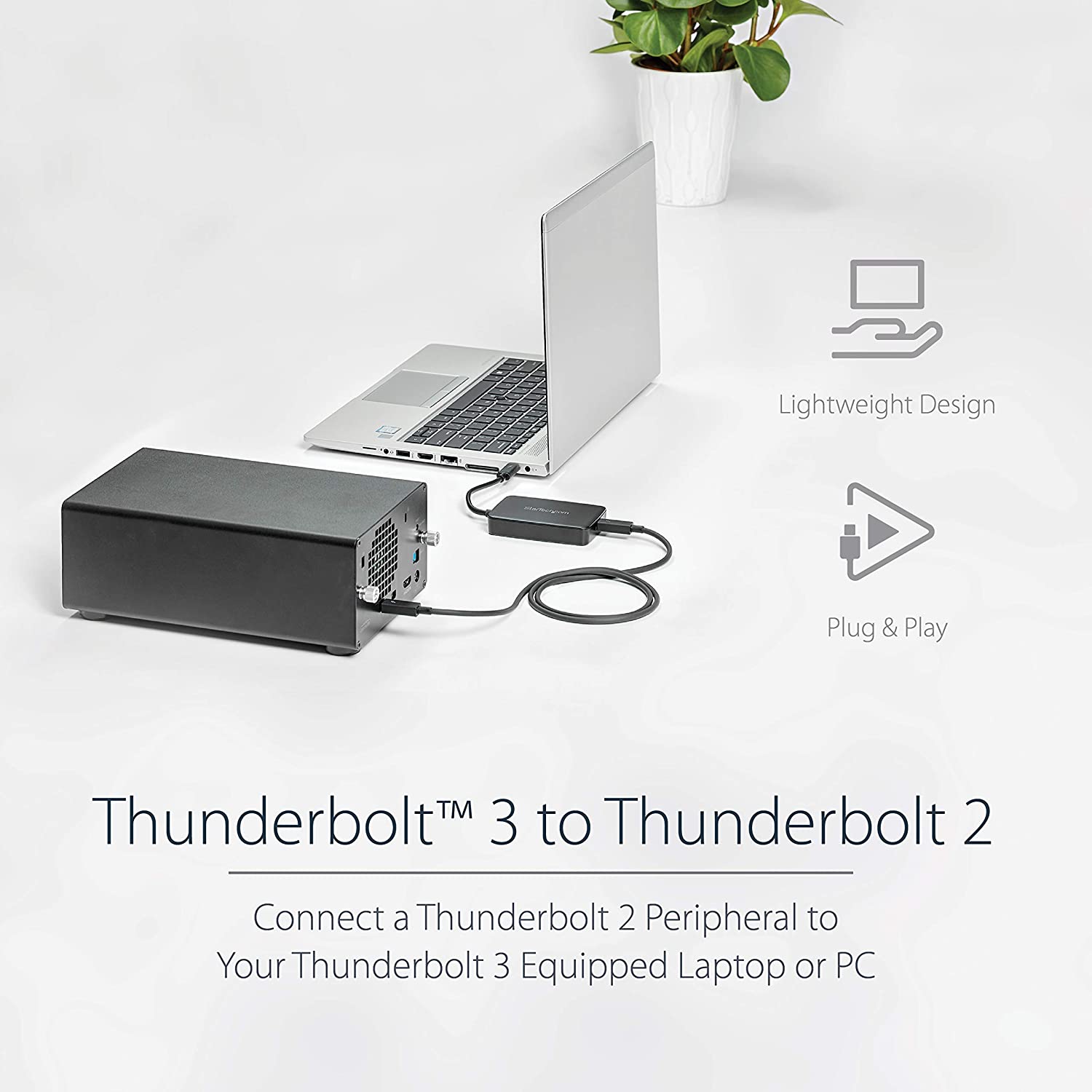 StarTech 3 TO THUNDERBOLT ADAPTER(TBT3TBTADAP) - Win-Pro Consultancy Pte Ltd