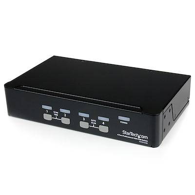 StarTech 4 Port Professional VGA USB KVM Switch with Hub SV431USB - Buy Singapore