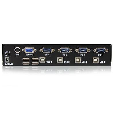 StarTech 4 Port Professional VGA USB KVM Switch with Hub SV431USB - Buy Singapore