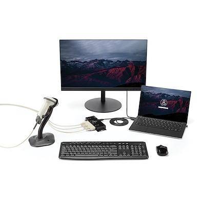 StarTech 4 Port USB to DB9 RS232 Serial Adapter Hub – Industrial DIN Rail and Wall Mountable ICUSB2324I (2 years Local Warranty in Singapore) - Buy Singapore