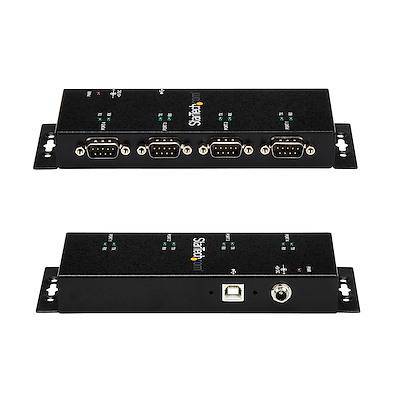 StarTech 4 Port USB to DB9 RS232 Serial Adapter Hub – Industrial DIN Rail and Wall Mountable ICUSB2324I (2 years Local Warranty in Singapore) - Buy Singapore