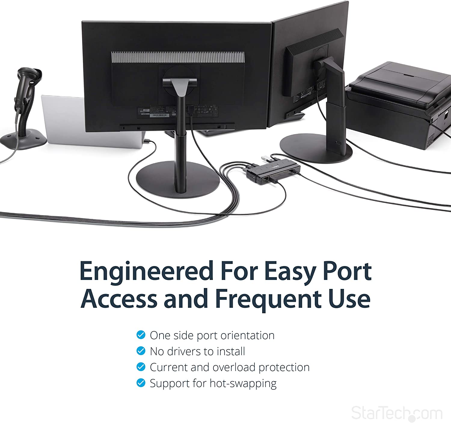 StarTech 7 PORT SUPERSPEED USB 3.0 HUB(ST7300USB3B) - Win-Pro Consultancy Pte Ltd