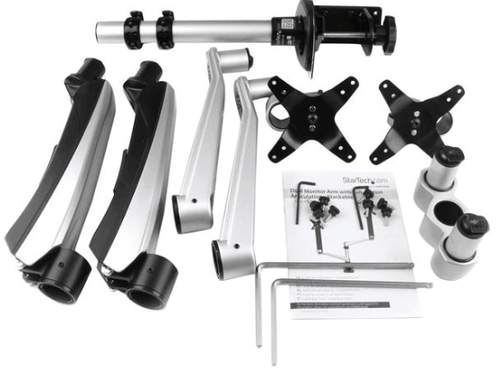 StarTech Desk-Mount Dual Monitor Arm - Full Motion Articulating - Premium ARMDUAL30 (10 years Local Warranty in Singapore) - Buy Singapore