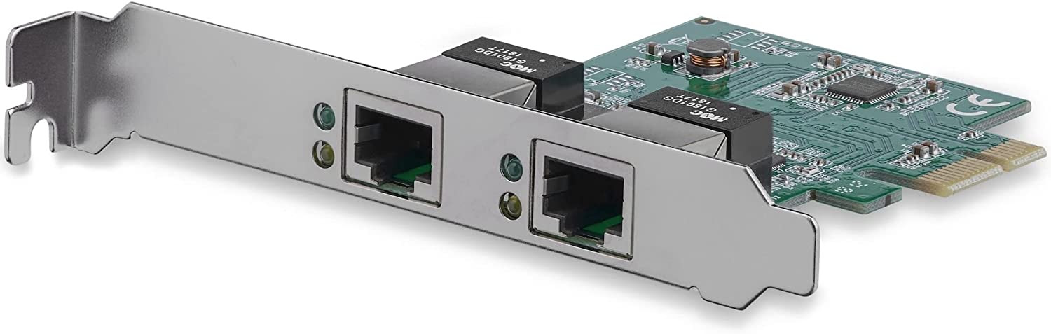 StarTech DUAL PORT GIGABIT PCI EXPRESS SERVER NETWORK ADAPTER CARD - PCIE GIGABIT NIC(ST1000SPEXD4) - Win-Pro Consultancy Pte Ltd