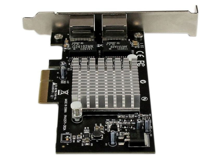 StarTech DUAL PORT PCI EXPRESS (PCIE X4) GIGABIT ETHERNET SERVER ADAPTER - 2 PORT NETWORK CARD (ST2000SPEXI) - Win-Pro Consultancy Pte Ltd