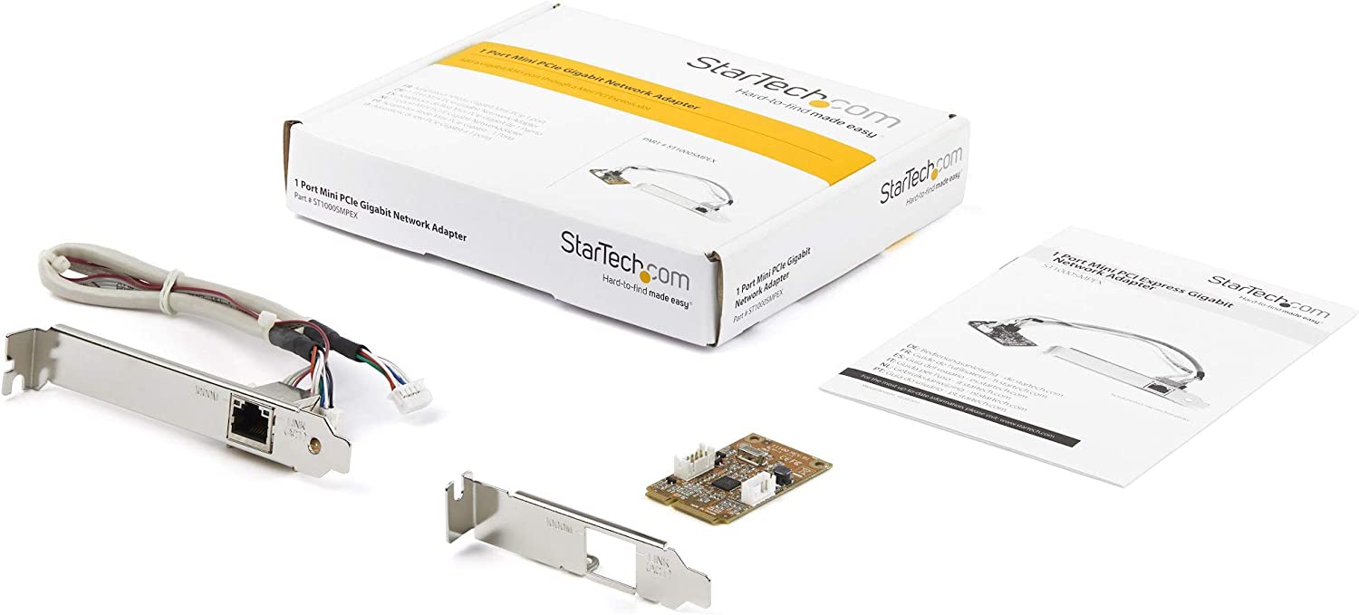 StarTech MINI PCI EXPRESS GIGABIT ETHERNET(ST1000SMPEX) - Win-Pro Consultancy Pte Ltd