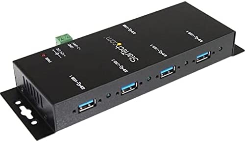 StarTech MOUNTABLE 4 PORT RUGGED INDUSTRIAL SUPERSPEED USB 3.0 HUB(ST4300USBM) - Win-Pro Consultancy Pte Ltd