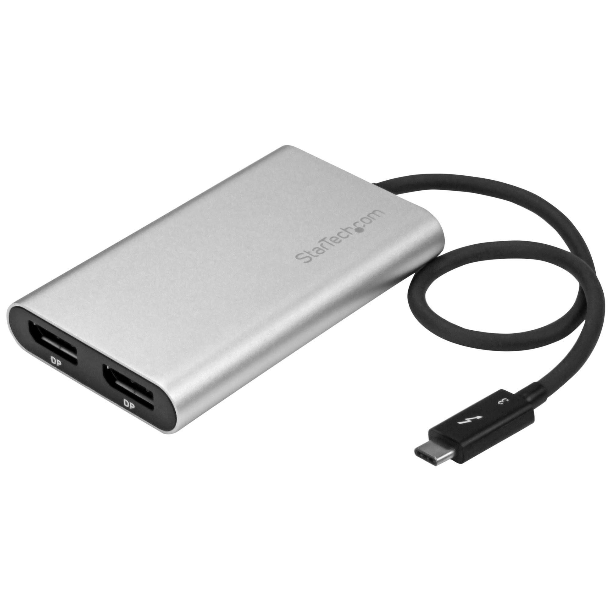 StarTech Thunderbolt 3 to Dual DisplayPort Adapter - 4K 60Hz - Windows Only Compatible - Monitor Adapter - DP Adapter (TB32DP2) - Buy Singapore