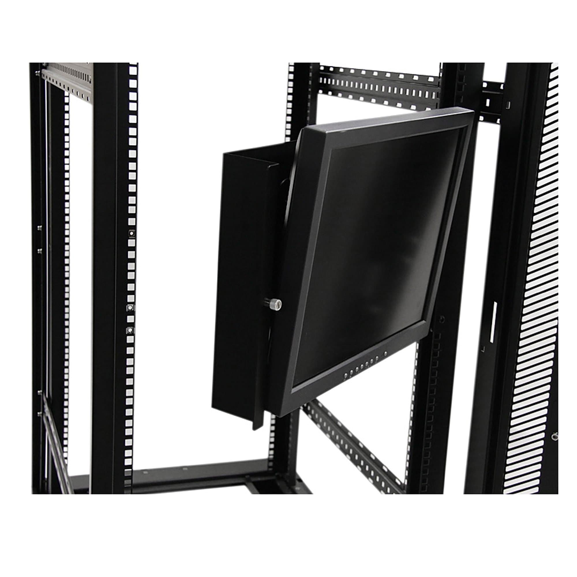 Startech Universal Swivel VESA LCD Mounting Bracket for 19in Rack or Cabinet RKLCDBKT - Buy Singapore