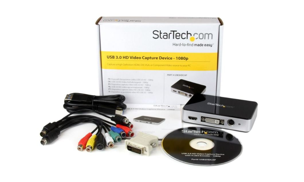 StarTech USB 3.0 VIDEO CAPTURE DEVICE - HDMI / DVI / VGA / COMPONENT HD VIDEO RECORDER - HDMI PVR FOR PC CAPTURE AND INTERENT STREAMING (USB3HDCAP) - Win-Pro Consultancy Pte Ltd