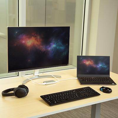 StarTech USB-C Multiport Adapter 4K HDMI, GbE, USB-A 3.0 x 2 Hub - White DKT30CHPDW - Buy Singapore