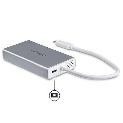 StarTech USB-C Multiport Adapter 4K HDMI, GbE, USB-A 3.0 x 2 Hub - White DKT30CHPDW - Buy Singapore