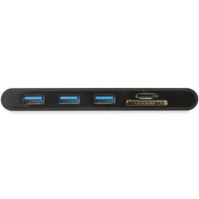 StarTech USB C Multiport Adapter Mini Dock HDMI 4K or VGA 1080p Video - 100W Power Delivery Passthrough, 3-port USB 3.0 Hub, GbE, SD & MicroSD DKT30CHVSCPD - Buy Singapore