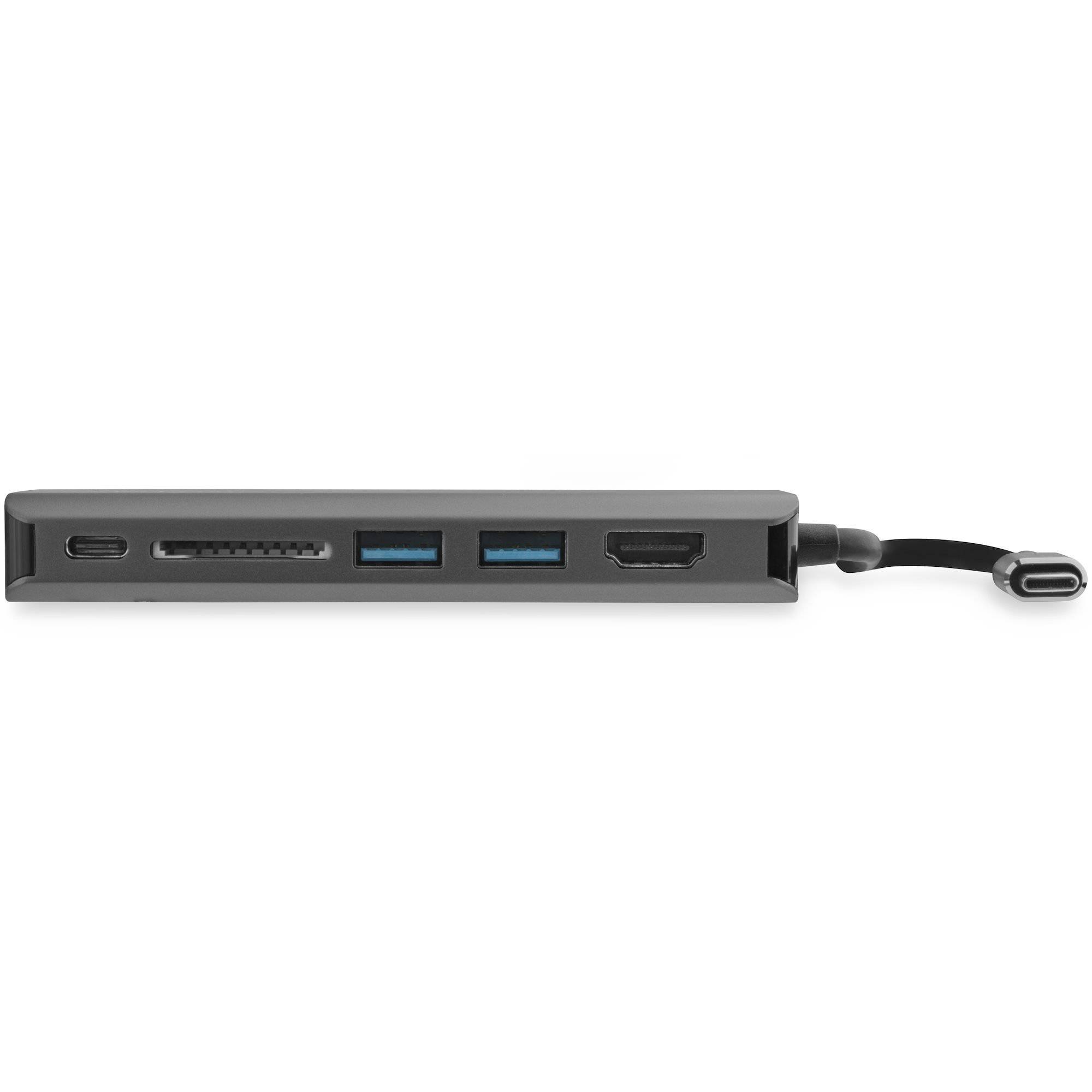 StarTech USB C Multiport Adapter - USB-C Travel Dock to 4K HDMI, 3x USB 3.0 Hub, SD/SDHC, GbE, 60W PD 3.0 Pass-Through - Portable USB-C Mini Docking Station USB Type-C/Thunderbolt 3 DKT30CSDHPD3 - Buy Singapore
