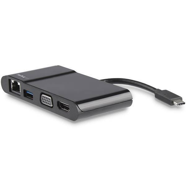 StarTech USB-C Multiport Adapter - USB-C Travel Dock with 4K HDMI or 1080p VGA - Gigabit Ethernet, 5Gbps USB-A 3.0 - USB-C Digital AV Adapter Converter - USB Type-C/Thunderbolt 3 Laptop DKT30CHV (3 years Local Warranty) - Buy Singapore