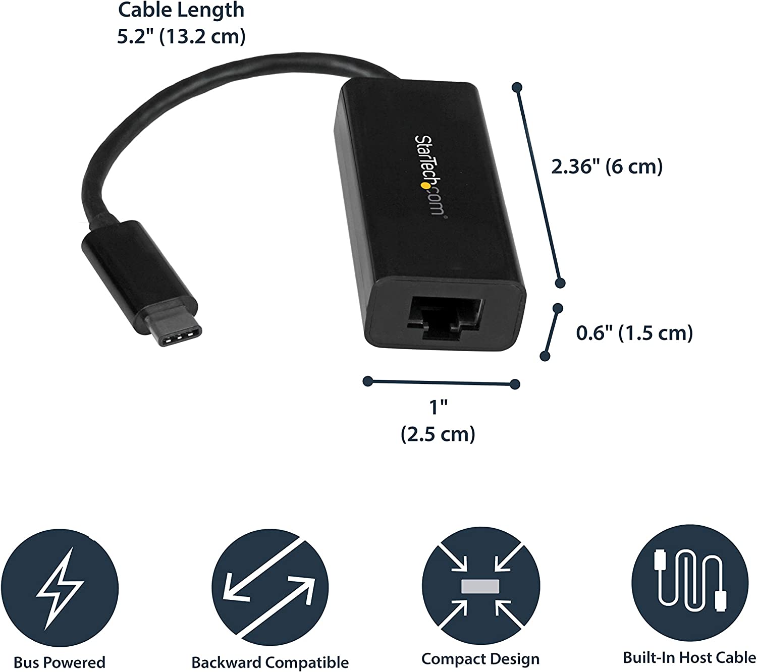 StarTech USB TYPE-C TO GIGABIT ETHERNET NETWORK ADAPTER(US1GC301AU) - Win-Pro Consultancy Pte Ltd