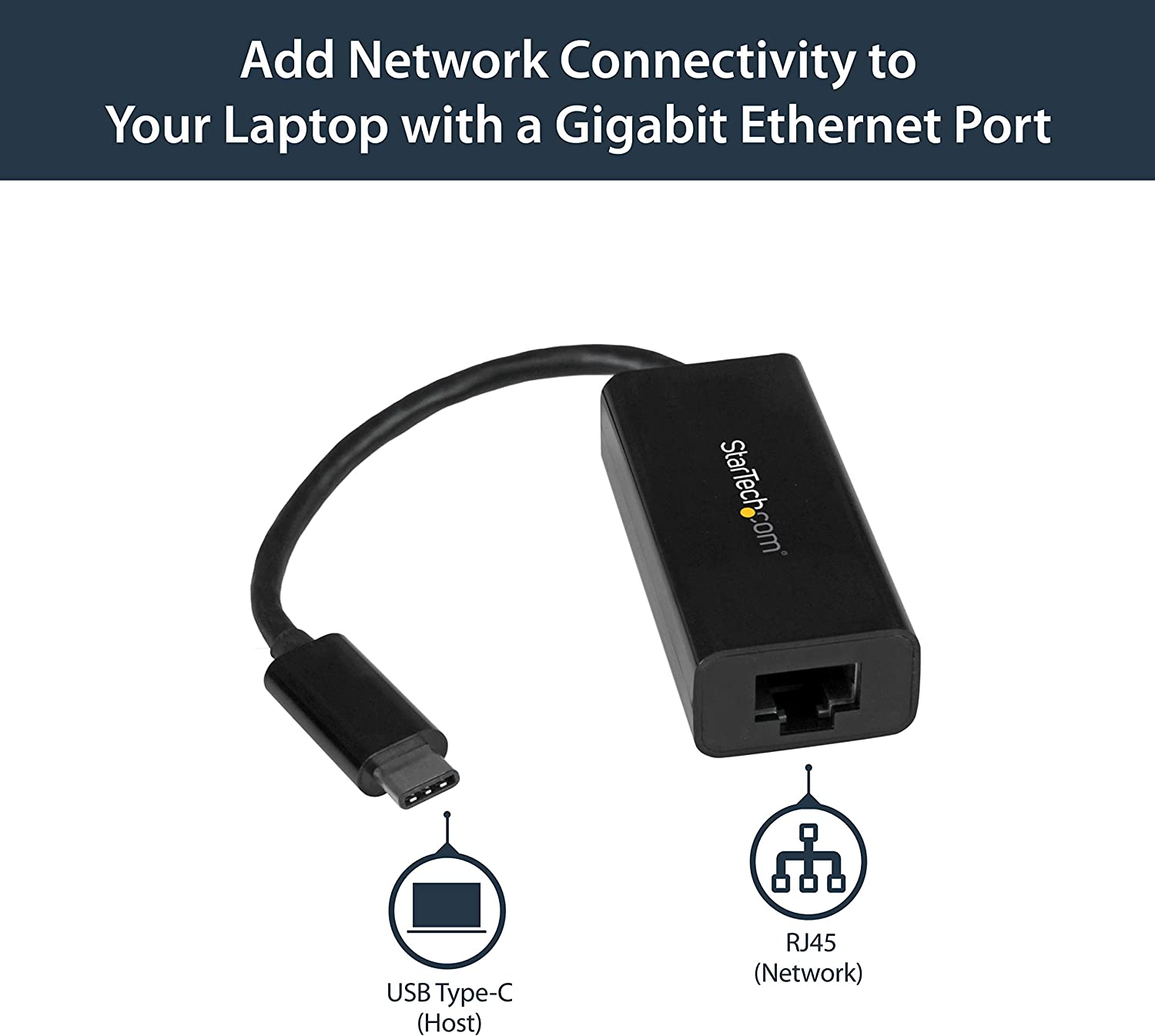 StarTech USB TYPE-C TO GIGABIT ETHERNET NETWORK ADAPTER(US1GC301AU) - Win-Pro Consultancy Pte Ltd