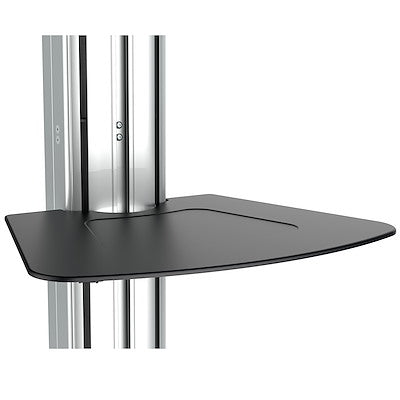 Startech.Com TV CART - PORTABLE TV STAND - FOR 32IN TO 70IN TVS - ONE-TOUCH HEIGHT ADJUSTMENT - AV CART - MOBILE TV STAND - VESA TV STAND - ROLLING TV CART WITH WHEELS - FLAT-SCREEN TV CART  STNDMTV70   (5 Years Manufacture Local Warranty In Singapore)