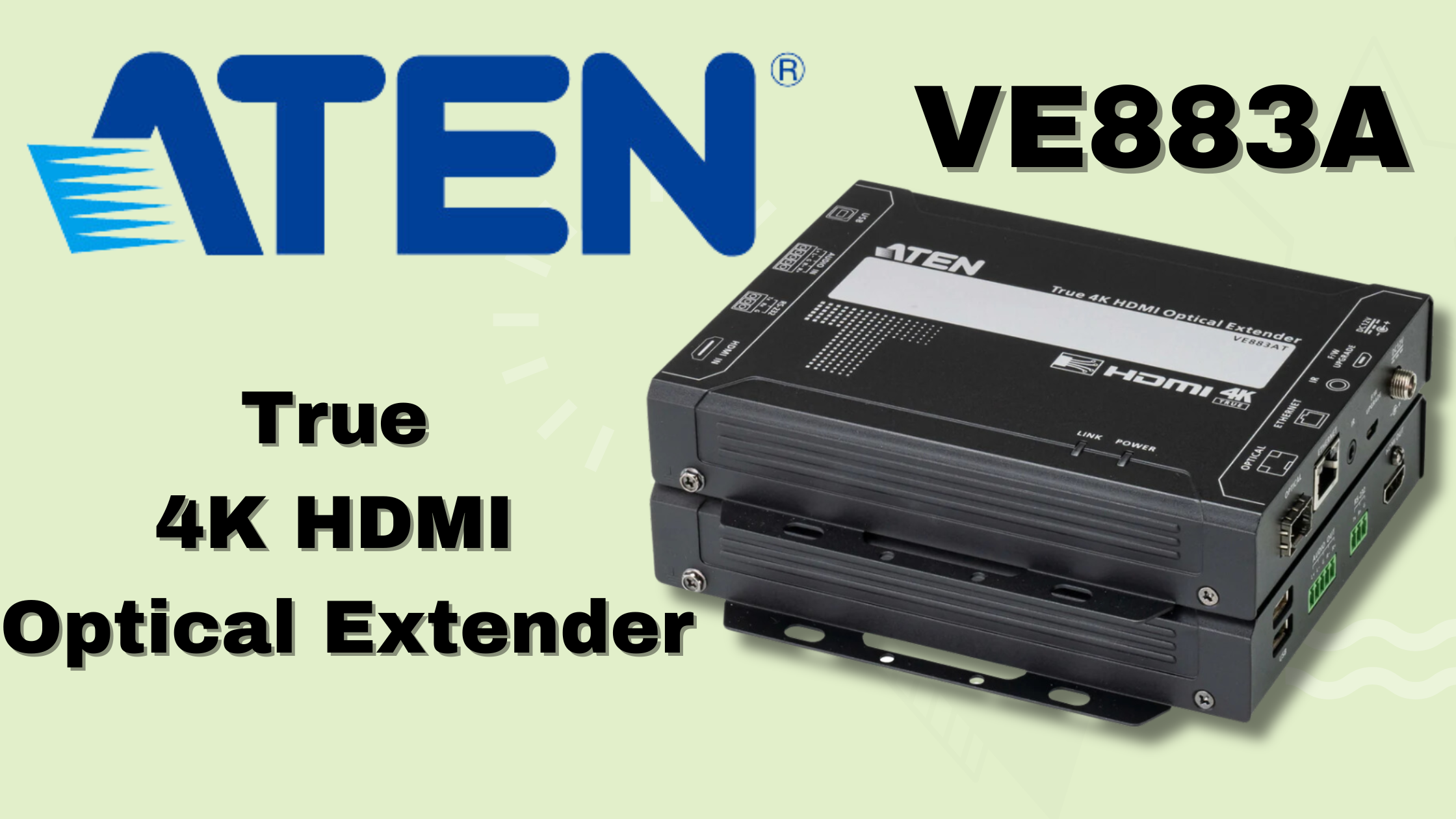 Break Through Distance Barriers: Unleash the Power of 4K with the ATEN VE883A Optical Extender