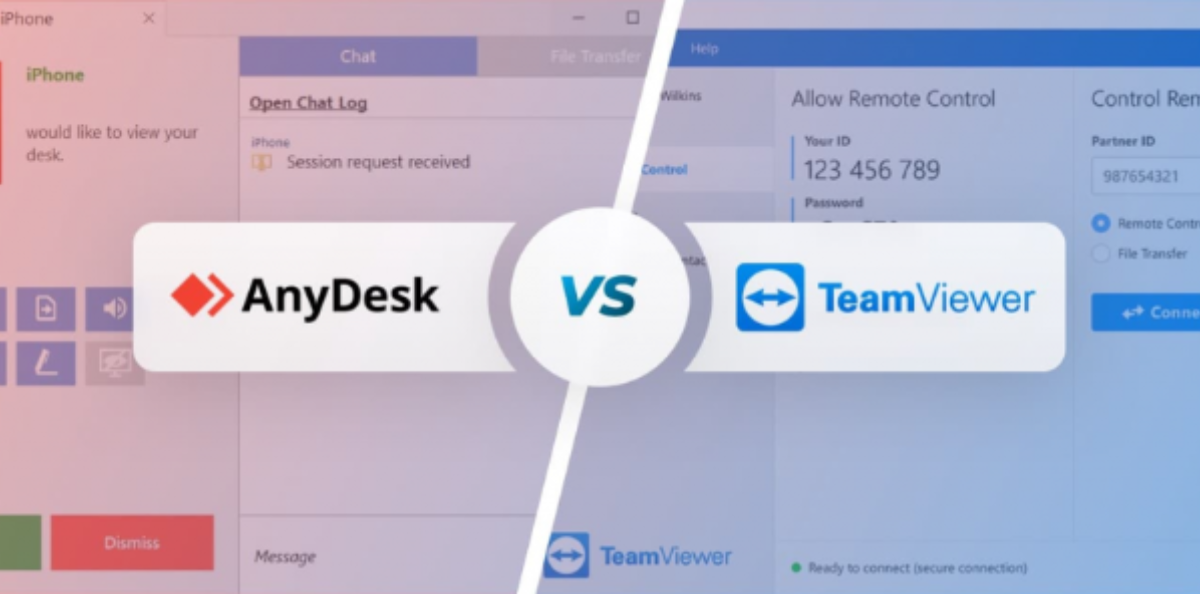 Choosing the Right Remote Access Software: TeamViewer or AnyDesk?