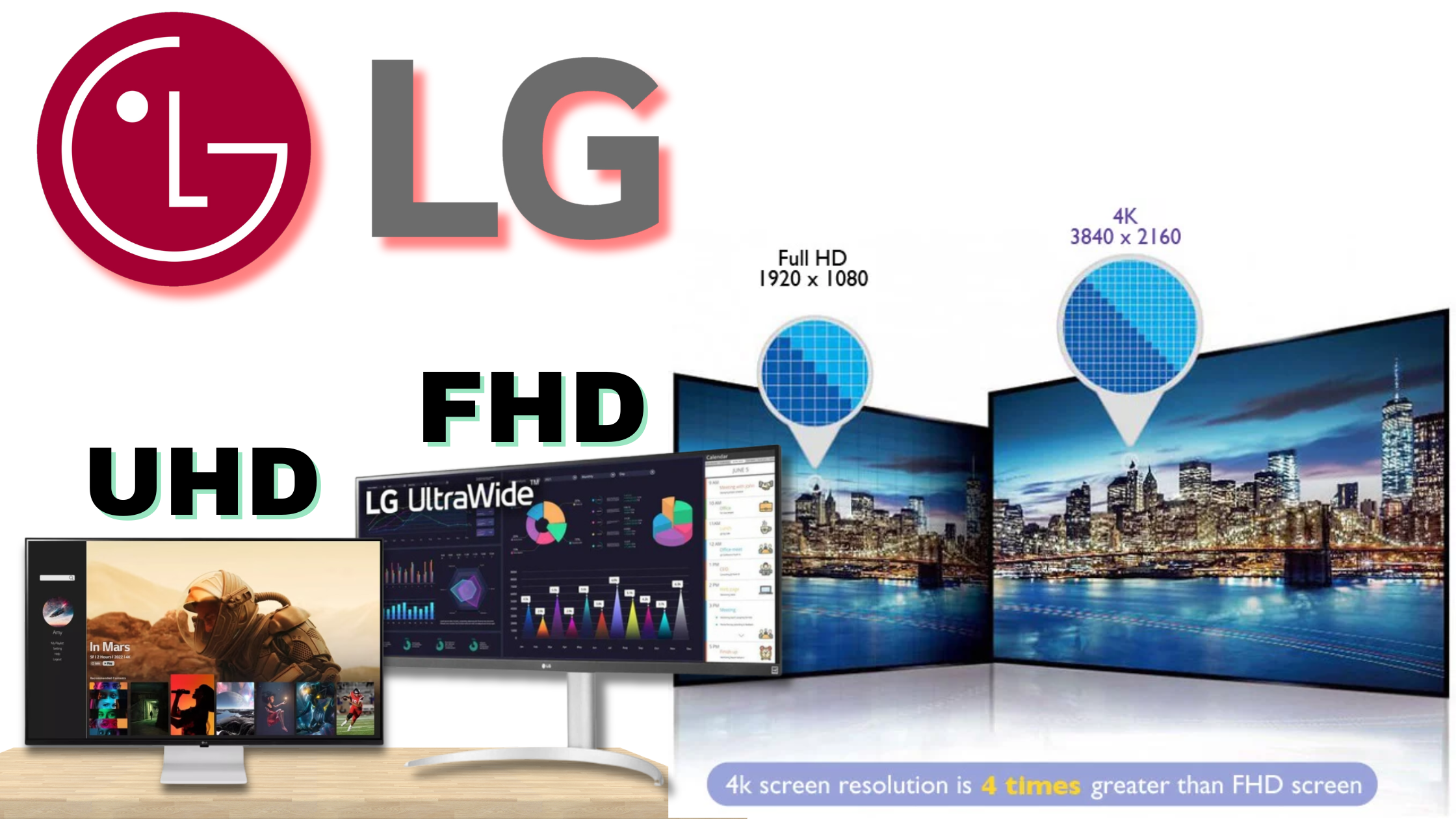 Discover the Difference: LG FHD vs. UHD Monitors