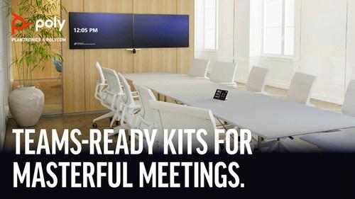Poly and Microsoft Teams Rooms Studio Kits Bring Equity and Ease to Hybrid Work for Any Room Size - Win-Pro Consultancy Pte Ltd