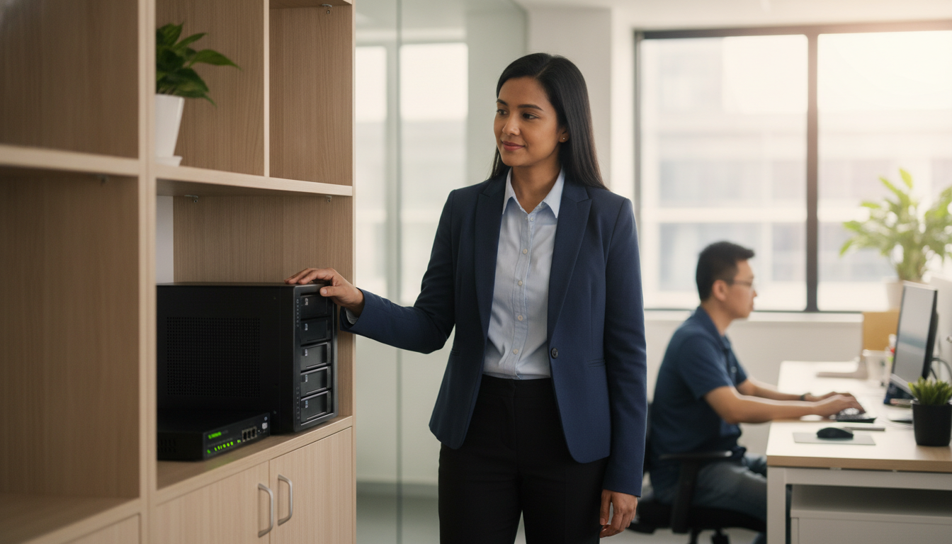 Synology NAS for small business managed by an IT manager in a Singapore office