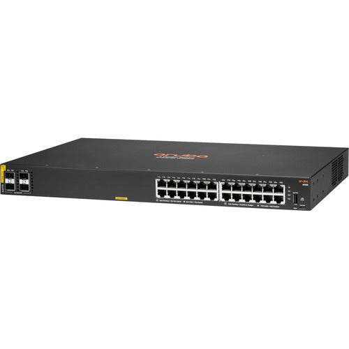 Hewlett Packard Enterprise Aruba 6100 24G Class4 PoE 4SFP+ 370W Switch (JL677A) (Lifetime Warranty)