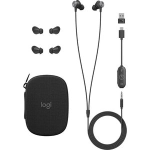 Logitech Zone Wired Noise Cancelling Headset - for Microsoft Teams - headset  - 981-000871 - Wired Headsets 