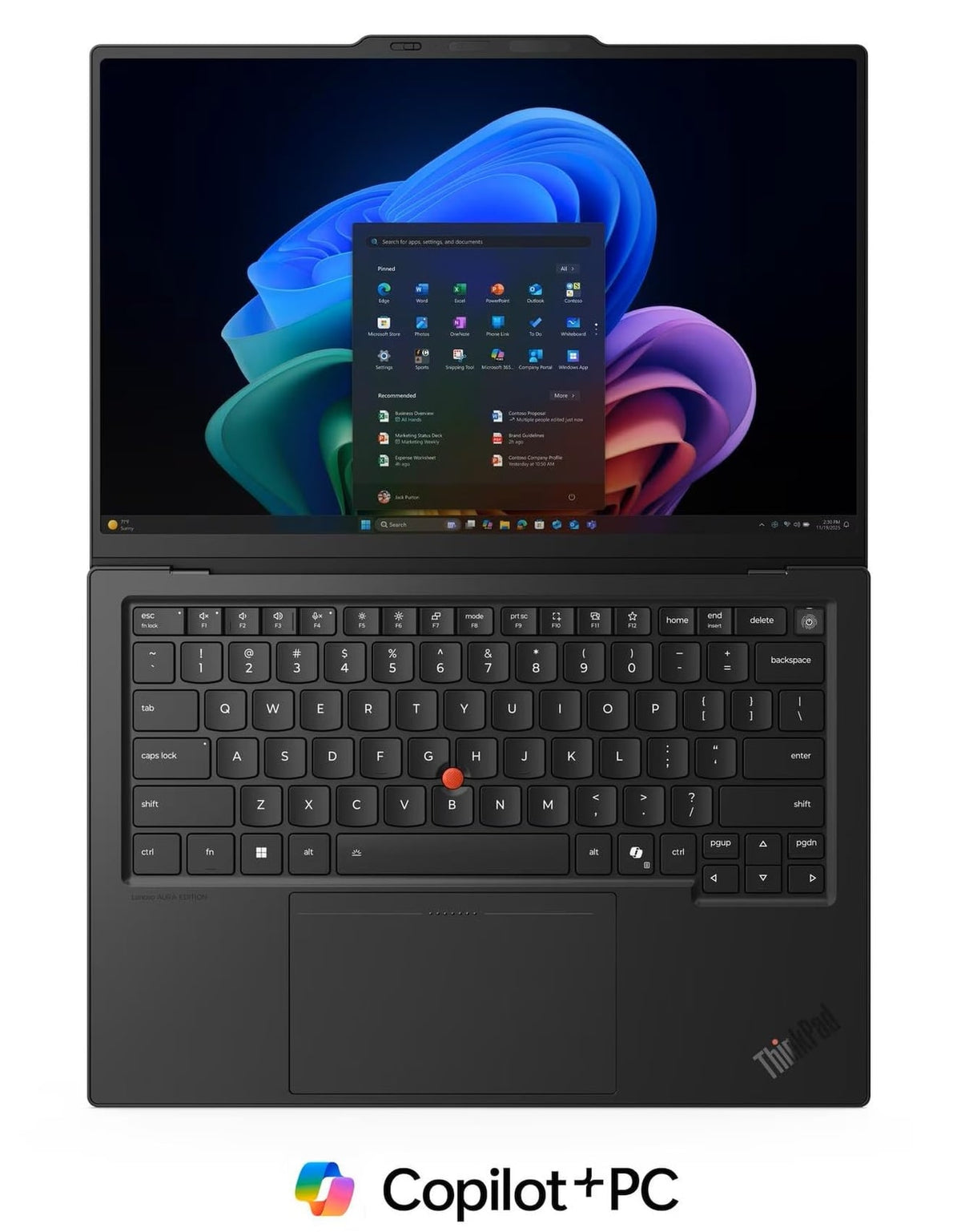 Lenovo ThinkPad X1 Carbon Gen 14 PTL: 14" 2.8K (2880x1800) OLED 500nits Anti-glare, 100% DCI-P3, 120Hz VRR, DisplayHDR™ True (21V7007JSG) (3 Years Manufacture Local Warranty In Singapore) product image