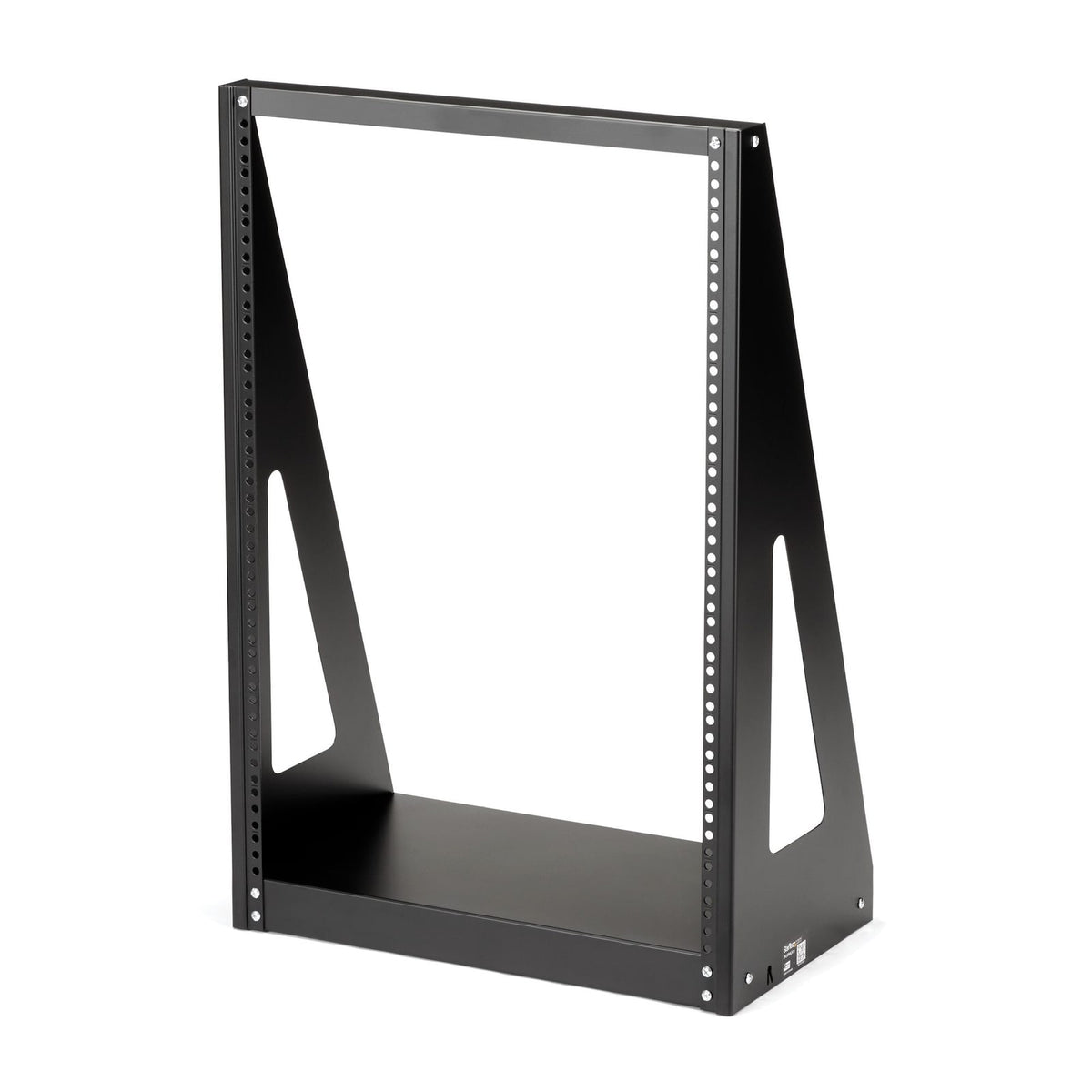 StarTech 16U 2-Post Open Frame Desktop Server Rack, 19in Compact Space-Saving Floor IT Rack with 350lb (160kg) Weight Capacity (2POSTRACK16) product image
