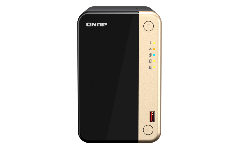 QNAP 2-Bay Desktop NAS, Intel Celeron N5105/N5095 Non-expandable 8GB RAM (QN-TS-264-8G) (3 Years Manufacture Local Warranty In Singapore)
