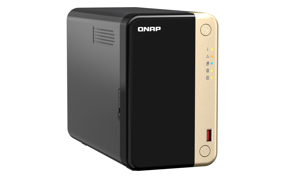 QNAP 2-Bay Desktop NAS, Intel Celeron N5105/N5095 Non-expandable 8GB RAM (QN-TS-264-8G) (3 Years Manufacture Local Warranty In Singapore)