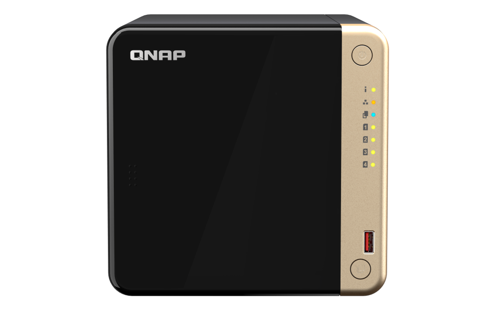 QNAP 4-bay Intel Celeron N5105/N5095 Non-expandable 8GB RAM NAS (QN-TS-464-8G)  (3 Years Manufacture Local Warranty In Singapore)